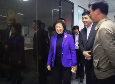 廈門市副市長國桂榮蒞臨我司參觀考察，鼓勵軟件設計產業創新發展